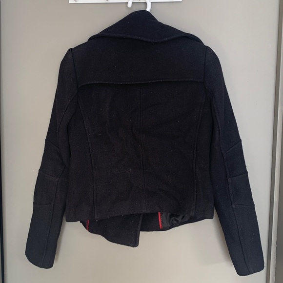 ZARA Women's Black Double-Breasted Jacket - Picture 2 of 3